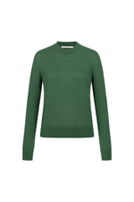 Round Neck Sweater Dark Green LANIUS