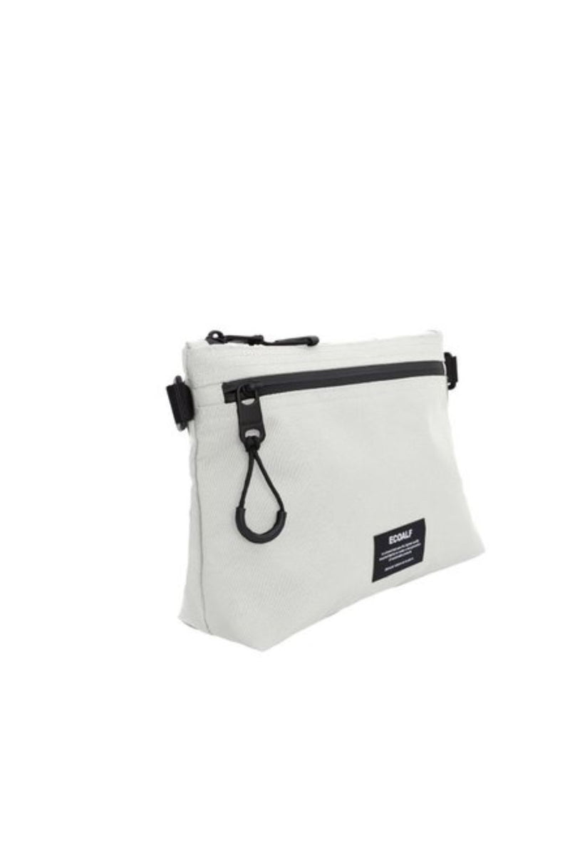 Lupita Double Zipper Bag White Ecoalf