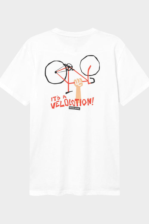 White Velolotion Stockholm TShirt Dedicated