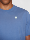 Blue Loke Regular Fit Badge Tshirt  Knowledge Cotton Apparel