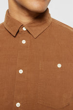 Dachshund Regular Fit Corduroy Shirt Knowledge Cotton Apparel