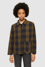 Classic Check Overshirt Knowledge Cotton Apparel