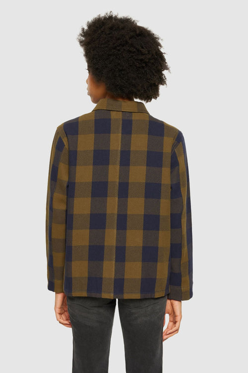 Classic Check Overshirt Knowledge Cotton Apparel