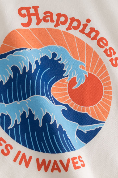 Happiness Off-White Visby Tshirt  Dedicated