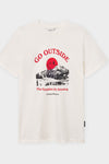 Go Outside Off-White Stockholm Tshirt Dedicated