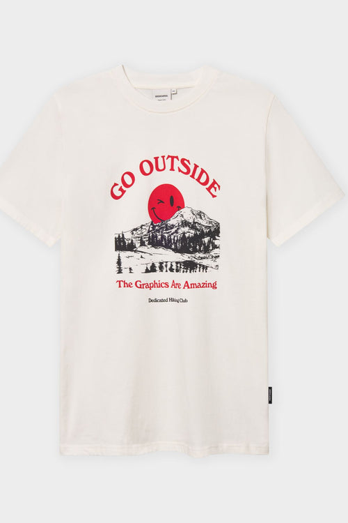 Go Outside Off-White Stockholm Tshirt Dedicated
