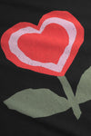 Love Flower Black Vadstena Tshirt Dedicated