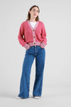 Bubble Knit True Red/Lilas Pink Kanan Cardigan Dedicated