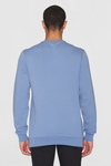 Blue Basic Badge Sweat Knowledge Cotton Apparel