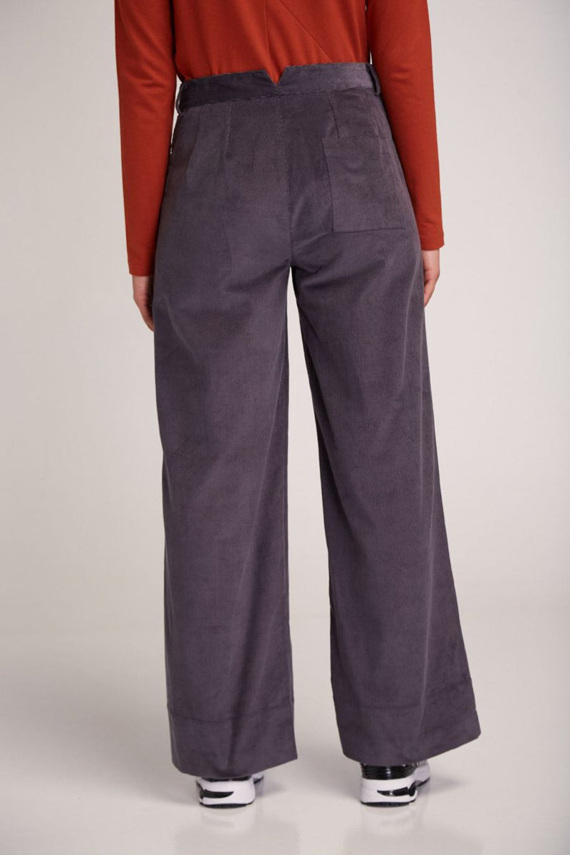 Lires Dark Grey Corduroy Pants Suite13