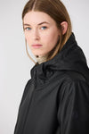 Black Tormenta Waterproof Coat Tanta