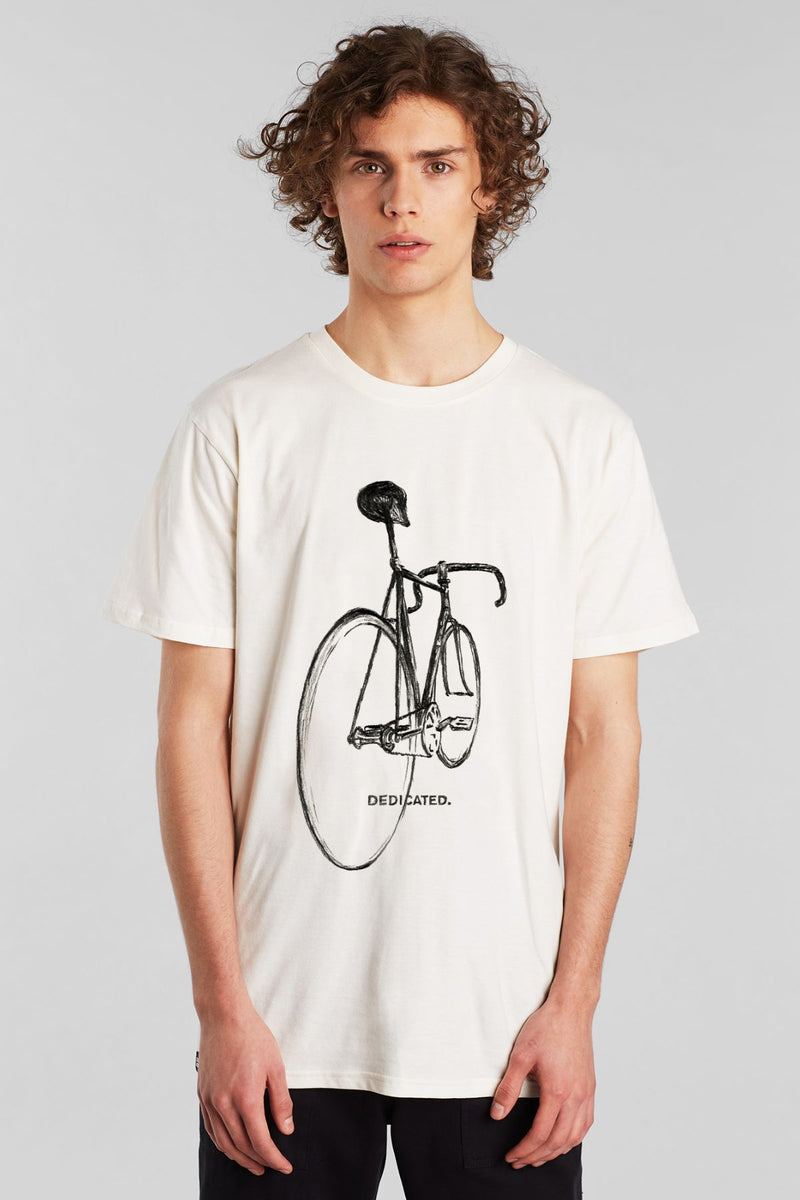 Off White Pencil Bike Stockholm Tshirt Dedicated