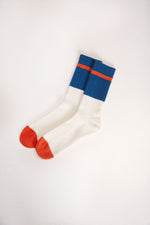 Bicolor Blue Andes Wool Socks Suite13