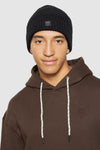 Black Rib Beanie Knowledge Cotton Apparel