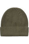 Rib Beanie Green Knowledge Cotton Apparel