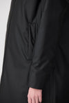 Black Tormenta Waterproof Coat Tanta