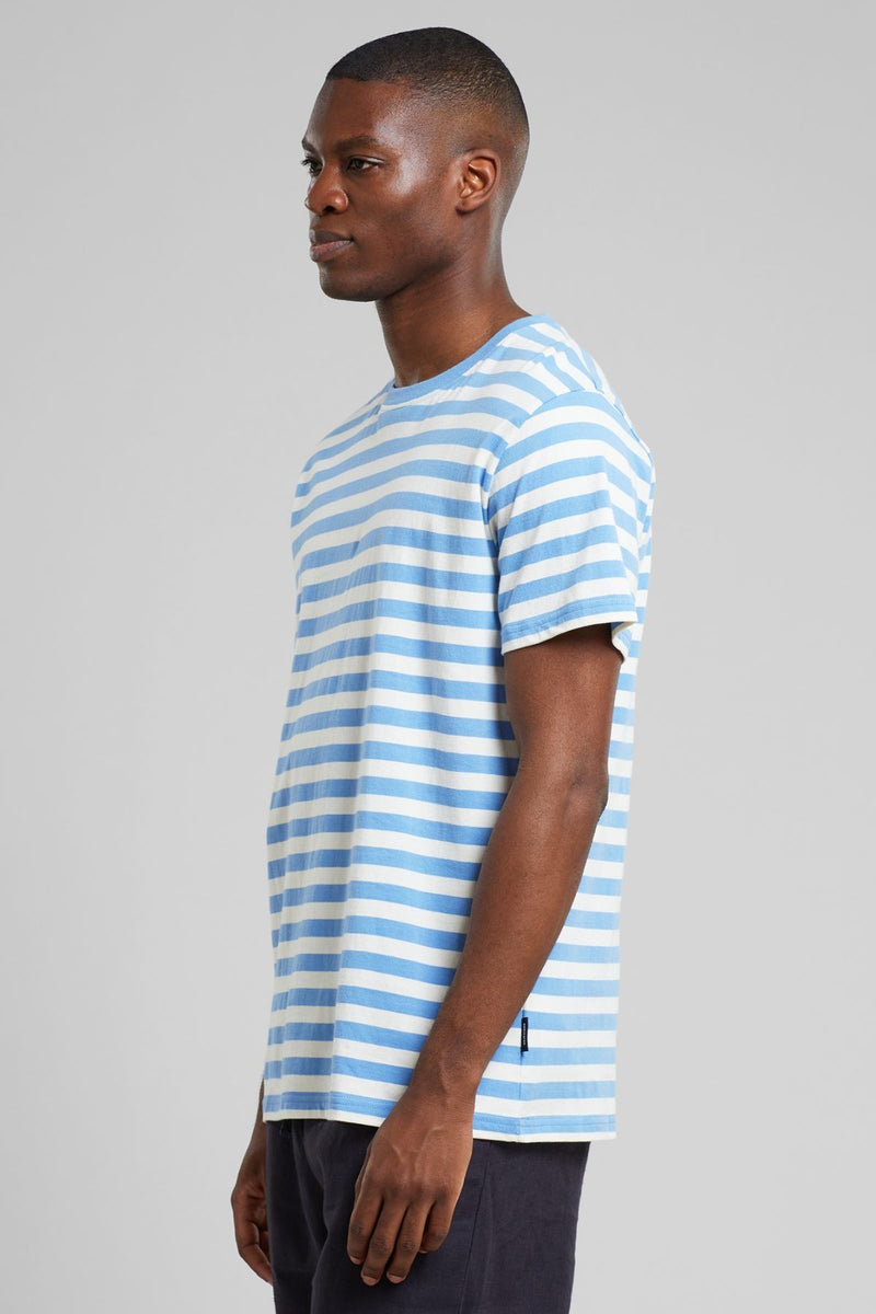 Della Blue Stripes Stockholm Tshirt Dedicated