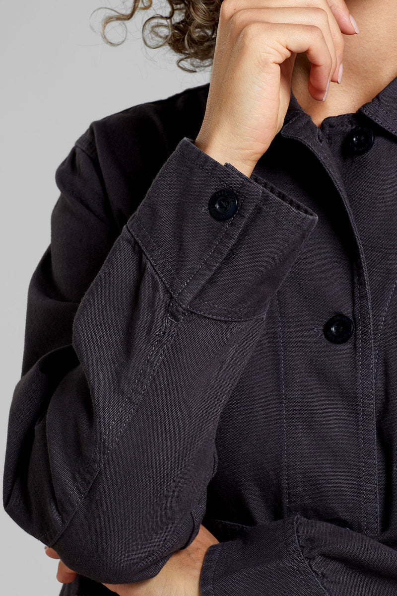 Dark Grey Stiby Canvas Jacket Dedicated