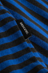 Black/Surf Blue Humledal Stripes Top Dedicated