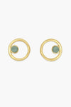 Saturn Aquamanrine Earrings