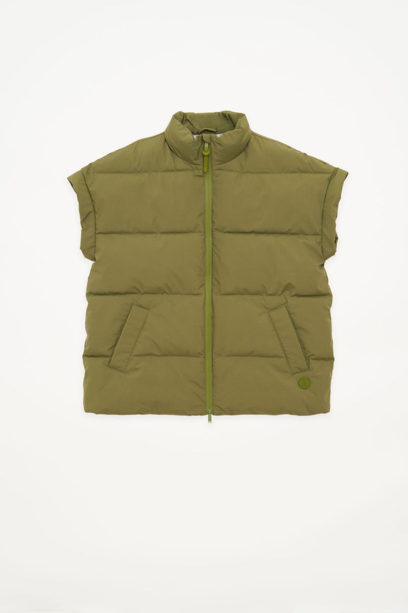 Green Pozzanghera Puffer Vest Tanta