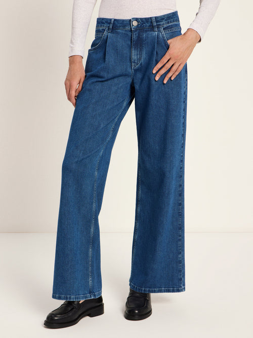 Marlene Jeans with Pleats Lanius
