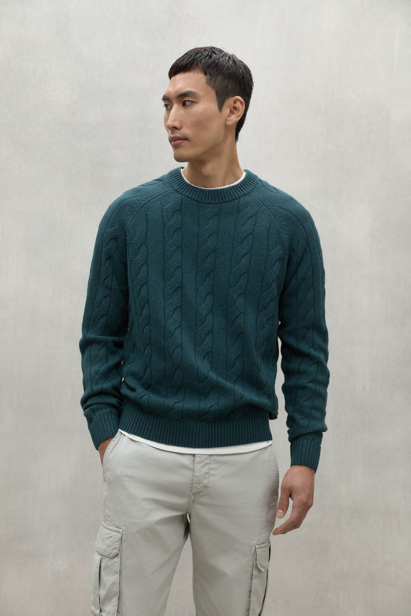 Green Tilo Woll Sweater Ecoalf