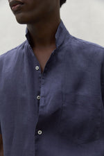 Deep Navy Sutar Linen Shirt Ecoalf