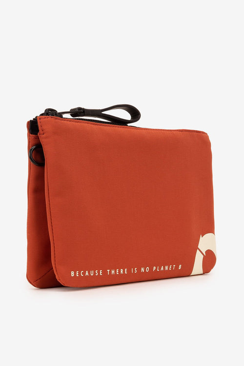 Lupita Double Zip Handbag Orange Ecoalf