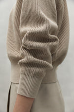 Beige Noni Knitted Sweater Ecoalf