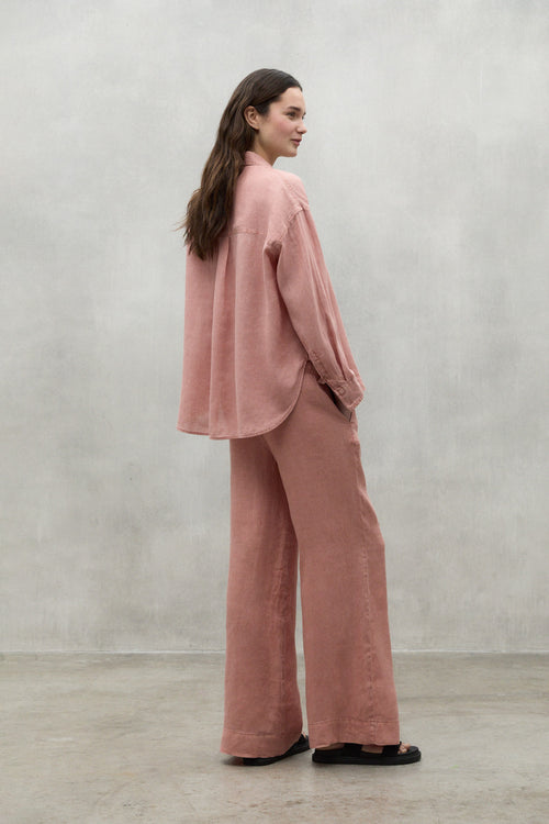 Pink Daria Linen Shirt Ecoalf