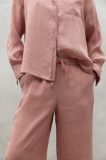 Pink Daria Linen Shirt Ecoalf