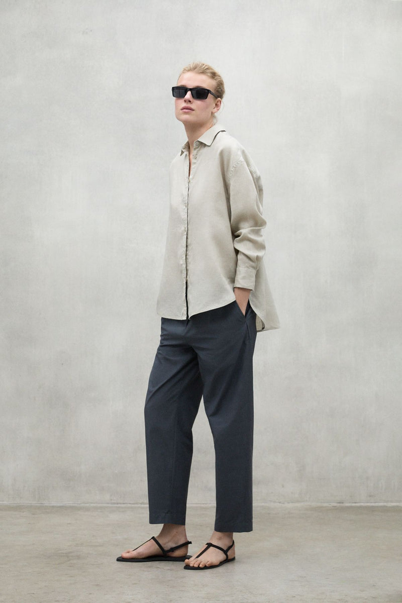 Beige Daria Linen Shirt Ecoalf