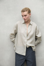 Beige Daria Linen Shirt Ecoalf