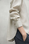 Beige Daria Linen Shirt Ecoalf