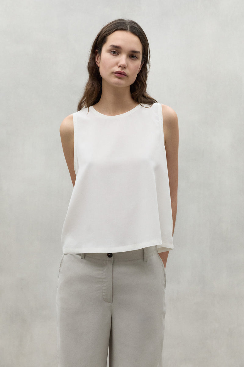 White Salma Shirt Ecoalf