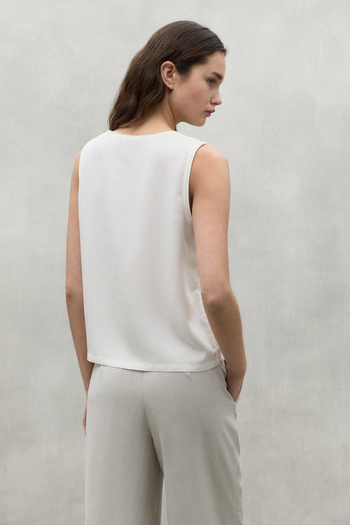White Salma Shirt Ecoalf