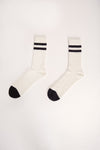 White Vintage Wool Socks Suite13