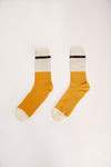 Bicolor Mustard Andes Wool Socks Suite13