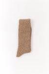 Beige Lisos Wool Socks Suite13Lab