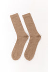 Beige Lisos Wool Socks Suite13Lab