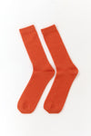 Orange Lisos Wool Socks Suite13Lab