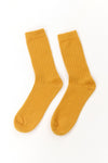 Mustard Lisos Wool Socks Suite13Lab