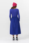 Royal Blue Dax Cord Skirt  Suite13Lab