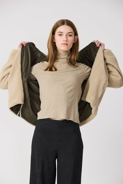 Reversible Shuurga Sherpa Jacket Tanta