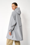 Light Grey Nebbia Raincoat Tanta