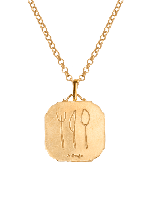 Tu Come Me  Gold Plated Necklace Alhaja