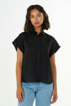 Black Aster Linen Shirt KNowledge Cotton Apparel