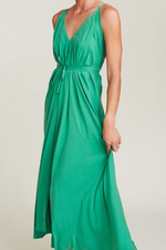 Multiposition Long Tencel Dress Green Suite 13