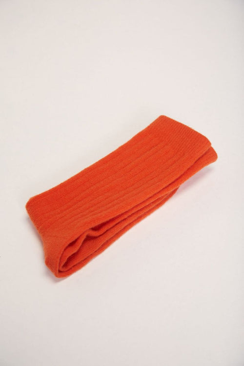 Orange Lisos Wool Socks Suite13